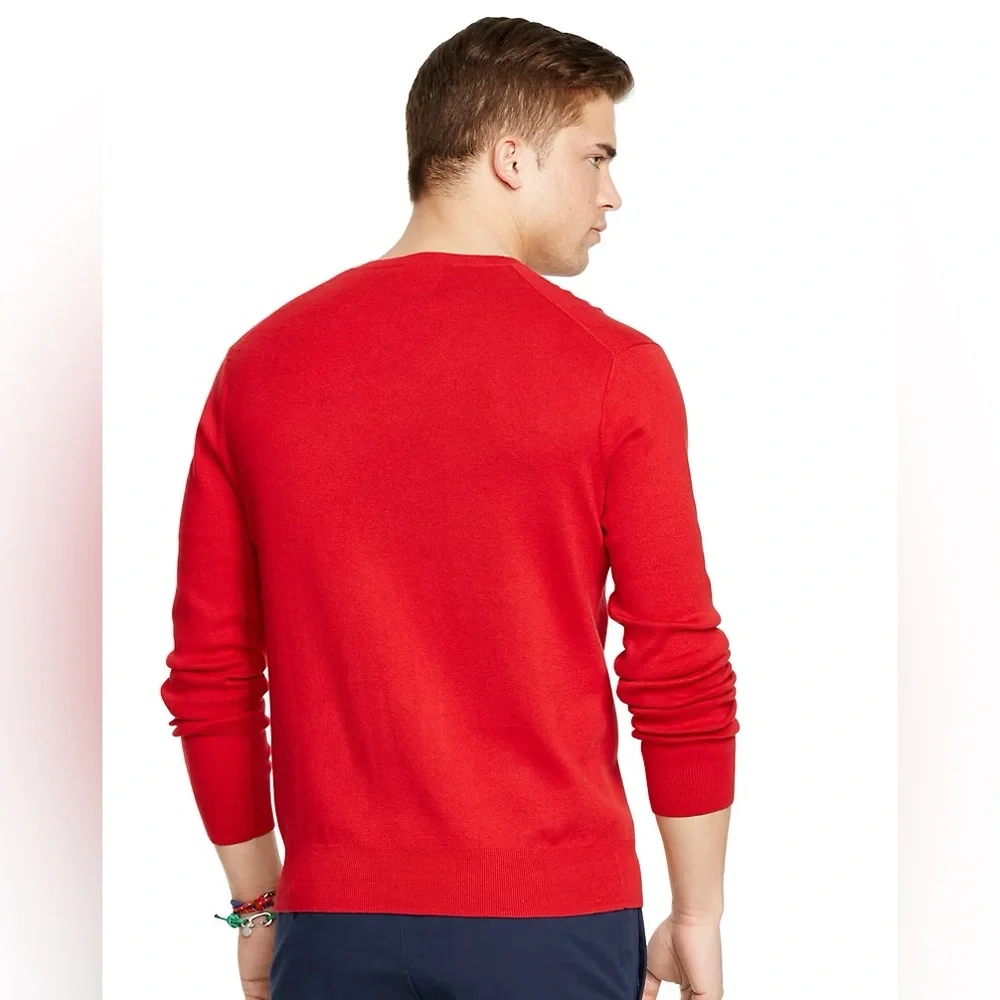 NWT Polo Ralph Lauren Cotton V-Neck Sweater